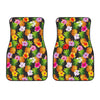 Aloha Hibiscus Pineapple Pattern Print Front Car Floor Mats