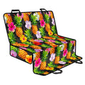 Aloha Hibiscus Pineapple Pattern Print Pet Car Back Seat Cover