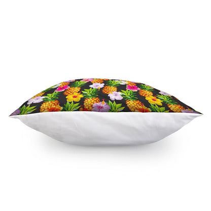 Aloha Hibiscus Pineapple Pattern Print Pillow Cover