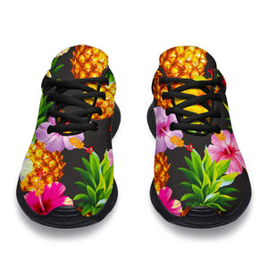 Aloha Hibiscus Pineapple Pattern Print Sport Shoes GearFrost