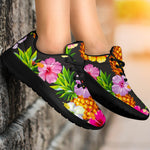 Aloha Hibiscus Pineapple Pattern Print Sport Shoes GearFrost