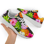 Aloha Hibiscus Pineapple Pattern Print Sport Shoes GearFrost