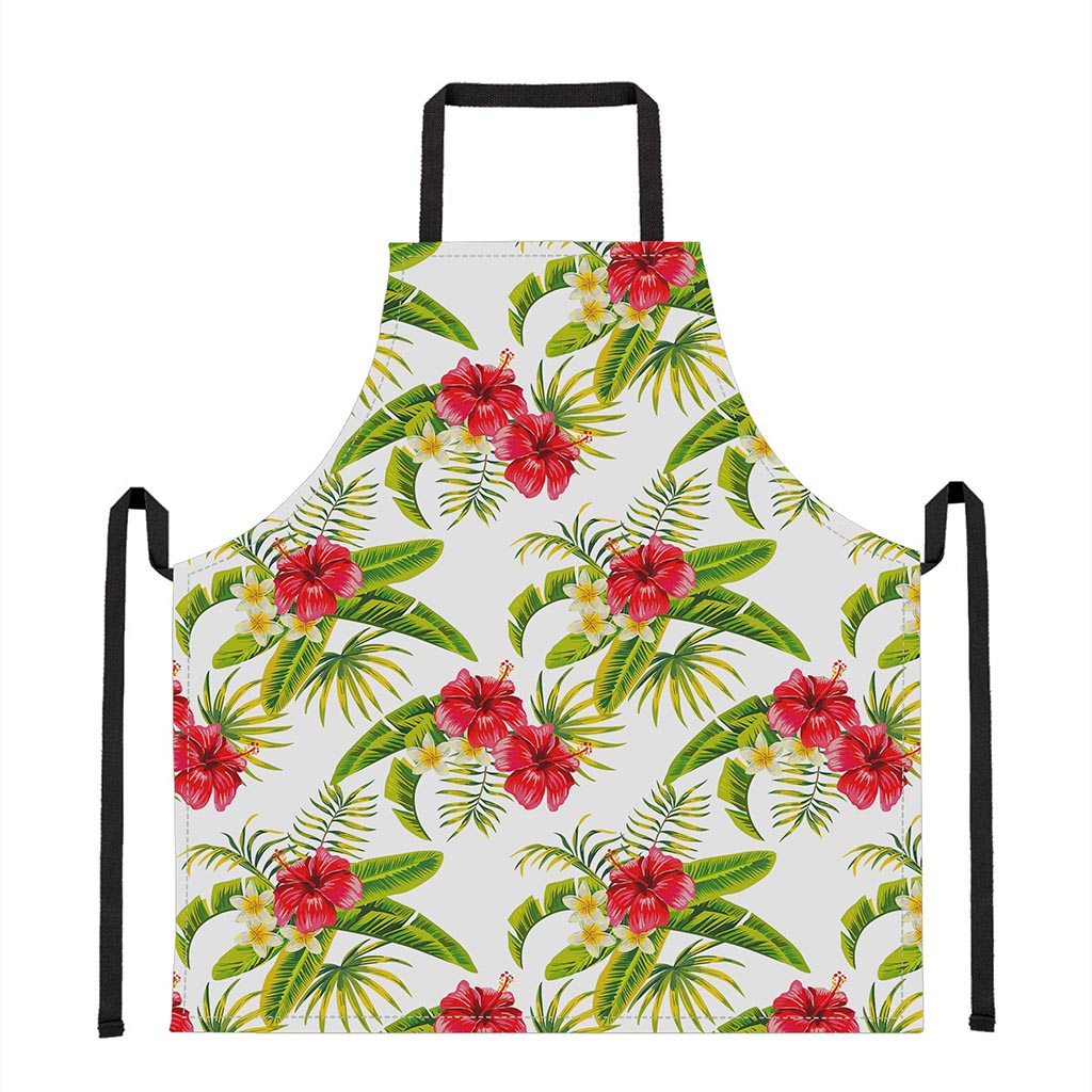 Aloha Hibiscus Tropical Pattern Print Apron