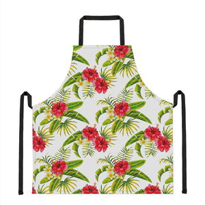 Aloha Hibiscus Tropical Pattern Print Apron