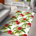 Aloha Hibiscus Tropical Pattern Print Floor Mat