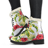 Aloha Hibiscus Tropical Pattern Print Comfy Boots GearFrost