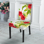 Aloha Hibiscus Tropical Pattern Print Dining Chair Slipcover