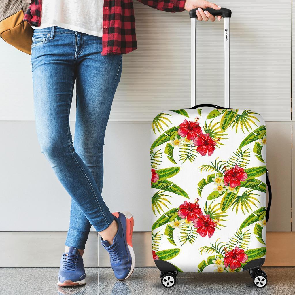 Aloha Hibiscus Tropical Pattern Print Luggage Cover GearFrost