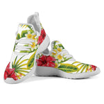 Aloha Hibiscus Tropical Pattern Print Mesh Knit Shoes GearFrost