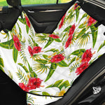 Aloha Hibiscus Tropical Pattern Print Pet Car Back Seat Cover