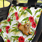 Aloha Hibiscus Tropical Pattern Print Pet Car Back Seat Cover