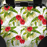 Aloha Hibiscus Tropical Pattern Print Pet Car Back Seat Cover