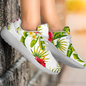 Aloha Hibiscus Tropical Pattern Print Sport Shoes GearFrost