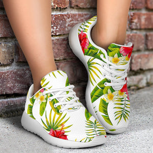 Aloha Hibiscus Tropical Pattern Print Sport Shoes GearFrost