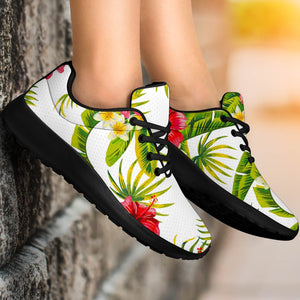 Aloha Hibiscus Tropical Pattern Print Sport Shoes GearFrost