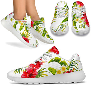 Aloha Hibiscus Tropical Pattern Print Sport Shoes GearFrost