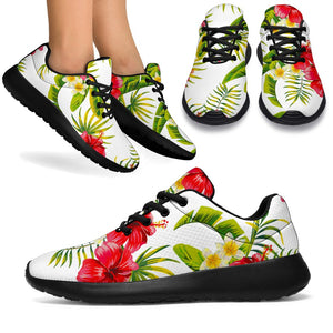 Aloha Hibiscus Tropical Pattern Print Sport Shoes GearFrost