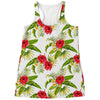 Aloha Hibiscus Tropical Pattern Print Women's Racerback Tank Top