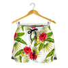 Aloha Hibiscus Tropical Pattern Print Women's Shorts