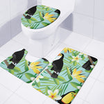 Aloha Keel-Billed Toucan Print 3 Piece Bath Mat Set