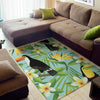 Aloha Keel-Billed Toucan Print Area Rug