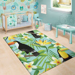 Aloha Keel-Billed Toucan Print Area Rug