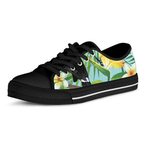 Aloha Keel-Billed Toucan Print Black Low Top Shoes