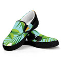 Aloha Keel-Billed Toucan Print Black Slip On Sneakers