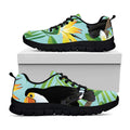Aloha Keel-Billed Toucan Print Black Running Shoes