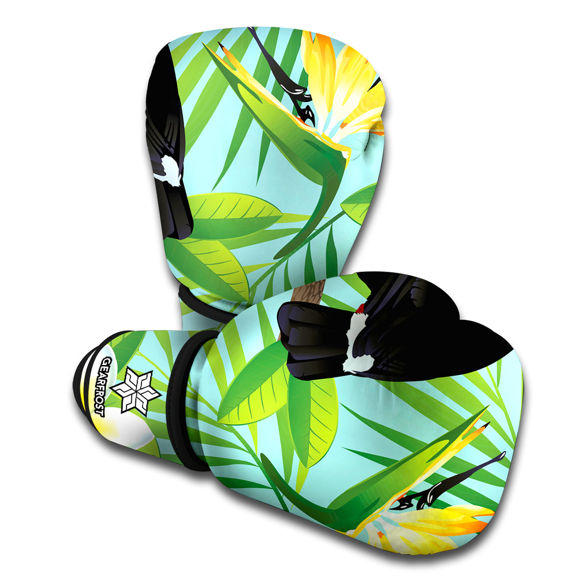 Aloha Keel-Billed Toucan Print Boxing Gloves