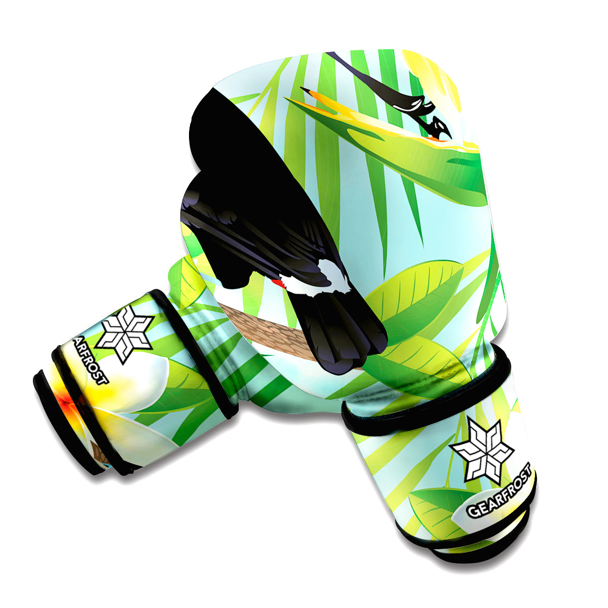 Aloha Keel-Billed Toucan Print Boxing Gloves