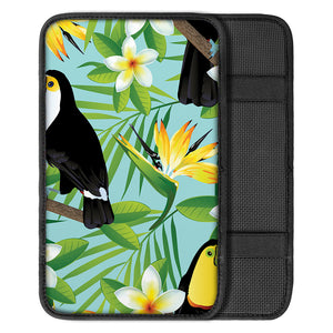 Aloha Keel-Billed Toucan Print Car Center Console Cover