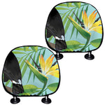 Aloha Keel-Billed Toucan Print Car Headrest Covers