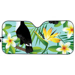 Aloha Keel-Billed Toucan Print Car Sun Shade