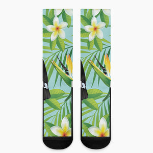 Aloha Keel-Billed Toucan Print Crew Socks