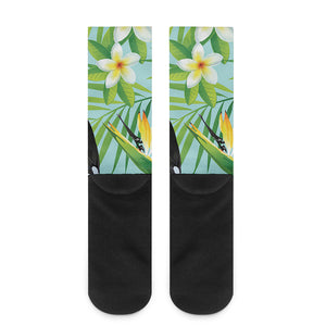 Aloha Keel-Billed Toucan Print Crew Socks