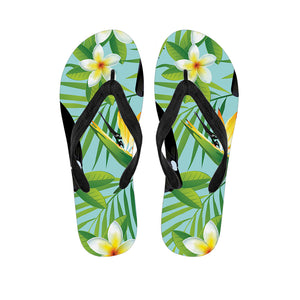 Aloha Keel-Billed Toucan Print Flip Flops