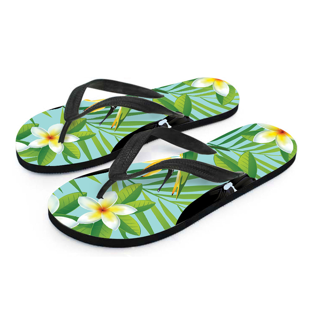 Aloha Keel-Billed Toucan Print Flip Flops