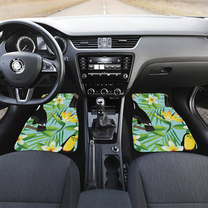 Aloha Keel-Billed Toucan Print Front and Back Car Floor Mats