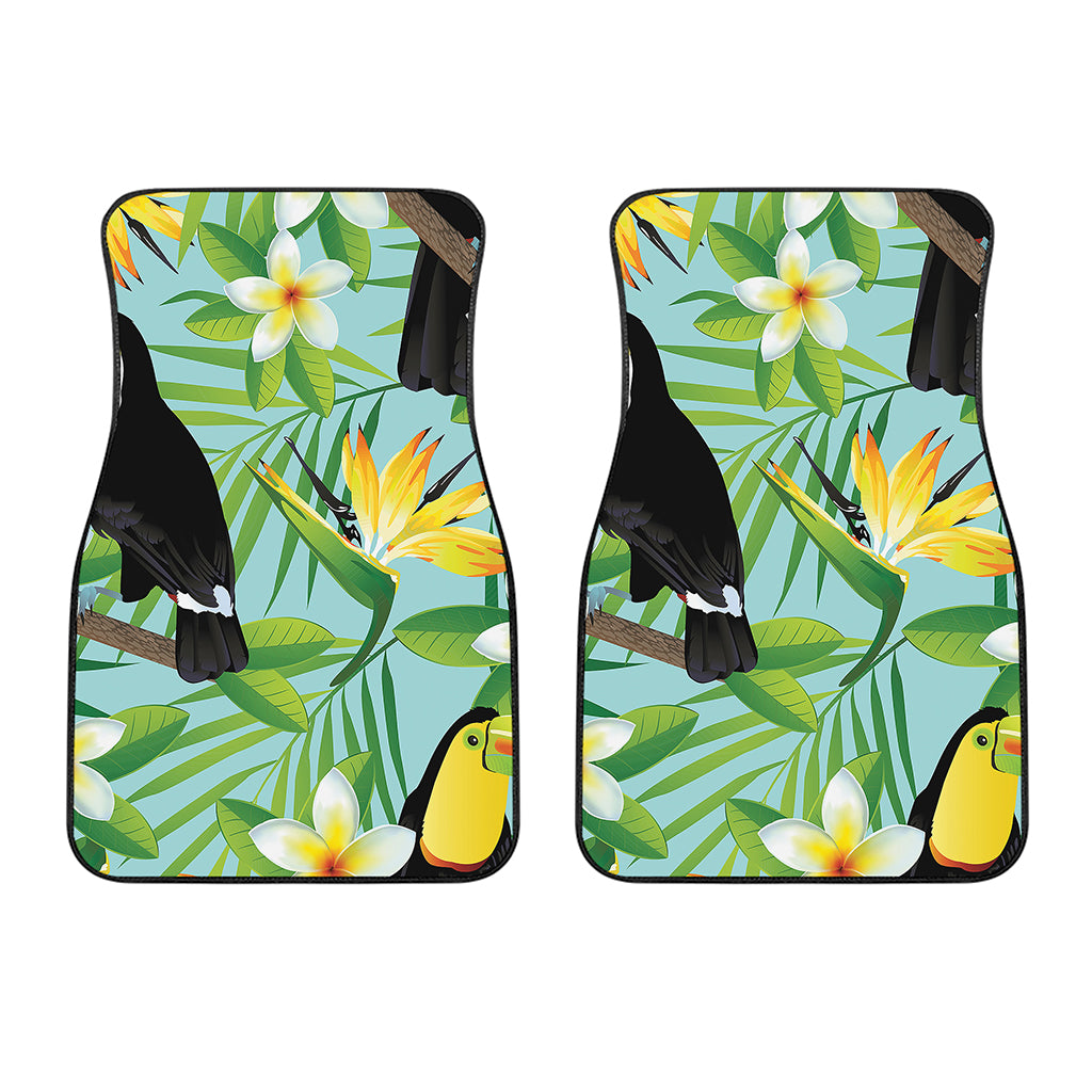 Aloha Keel-Billed Toucan Print Front Car Floor Mats