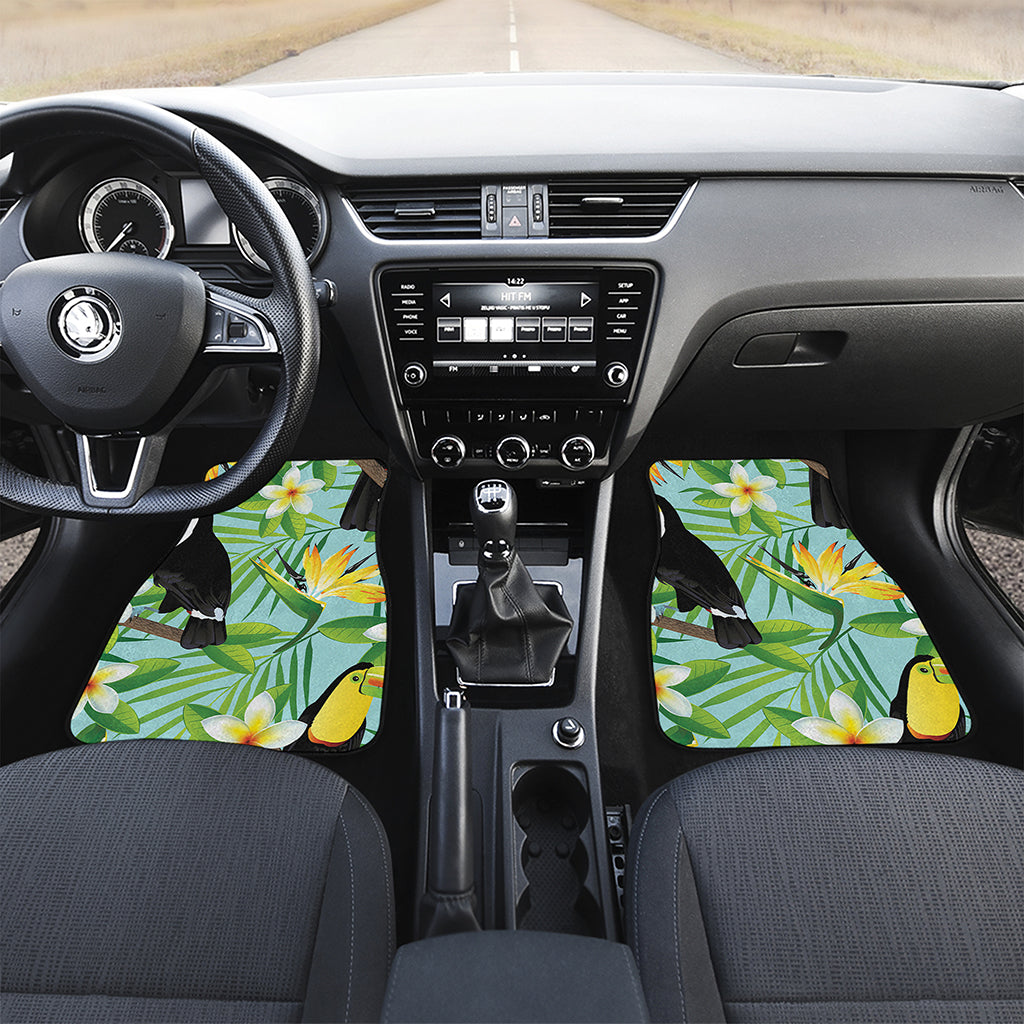 Aloha Keel-Billed Toucan Print Front Car Floor Mats