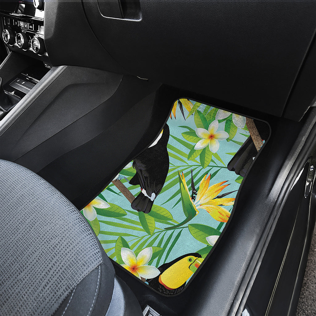 Aloha Keel-Billed Toucan Print Front Car Floor Mats