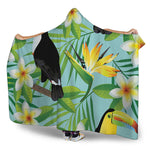Aloha Keel-Billed Toucan Print Hooded Blanket