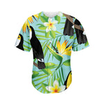 Aloha Keel-Billed Toucan Print Men's Baseball Jersey