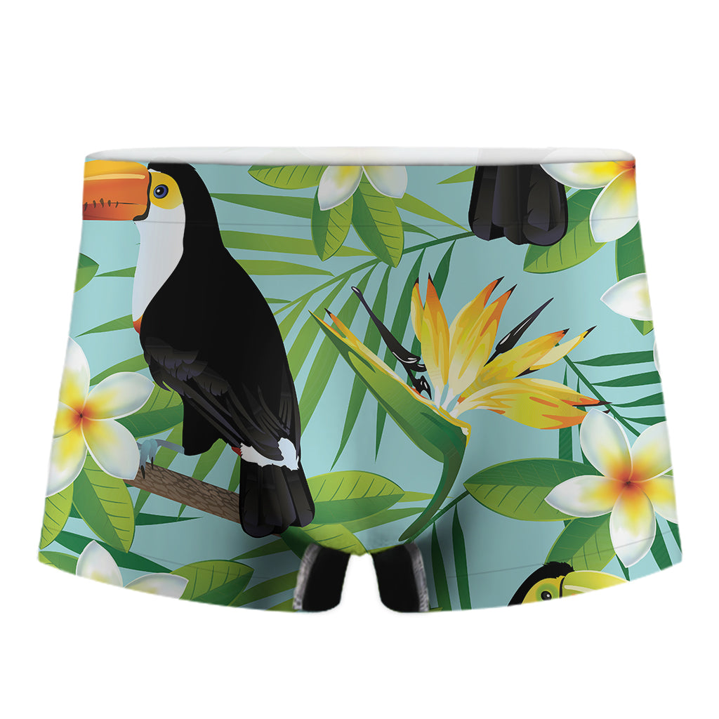 Aloha Keel-Billed Toucan Print Men's Boxer Briefs