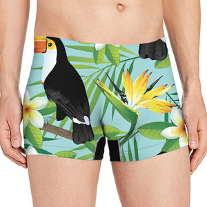 Aloha Keel-Billed Toucan Print Men's Boxer Briefs