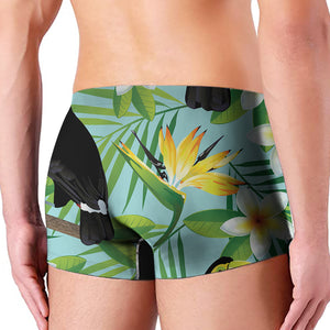 Aloha Keel-Billed Toucan Print Men's Boxer Briefs