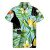 Aloha Keel-Billed Toucan Print Men's Short Sleeve Shirt