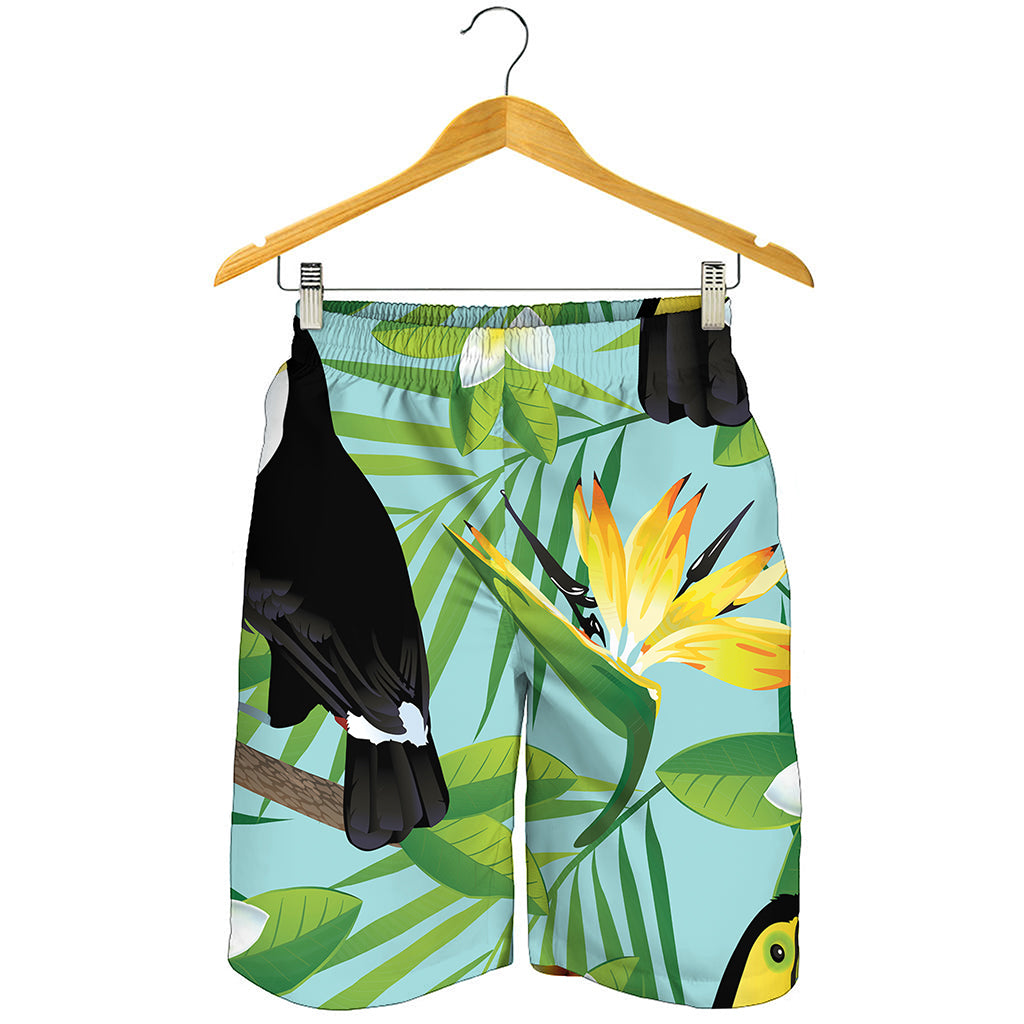 Aloha Keel-Billed Toucan Print Men's Shorts