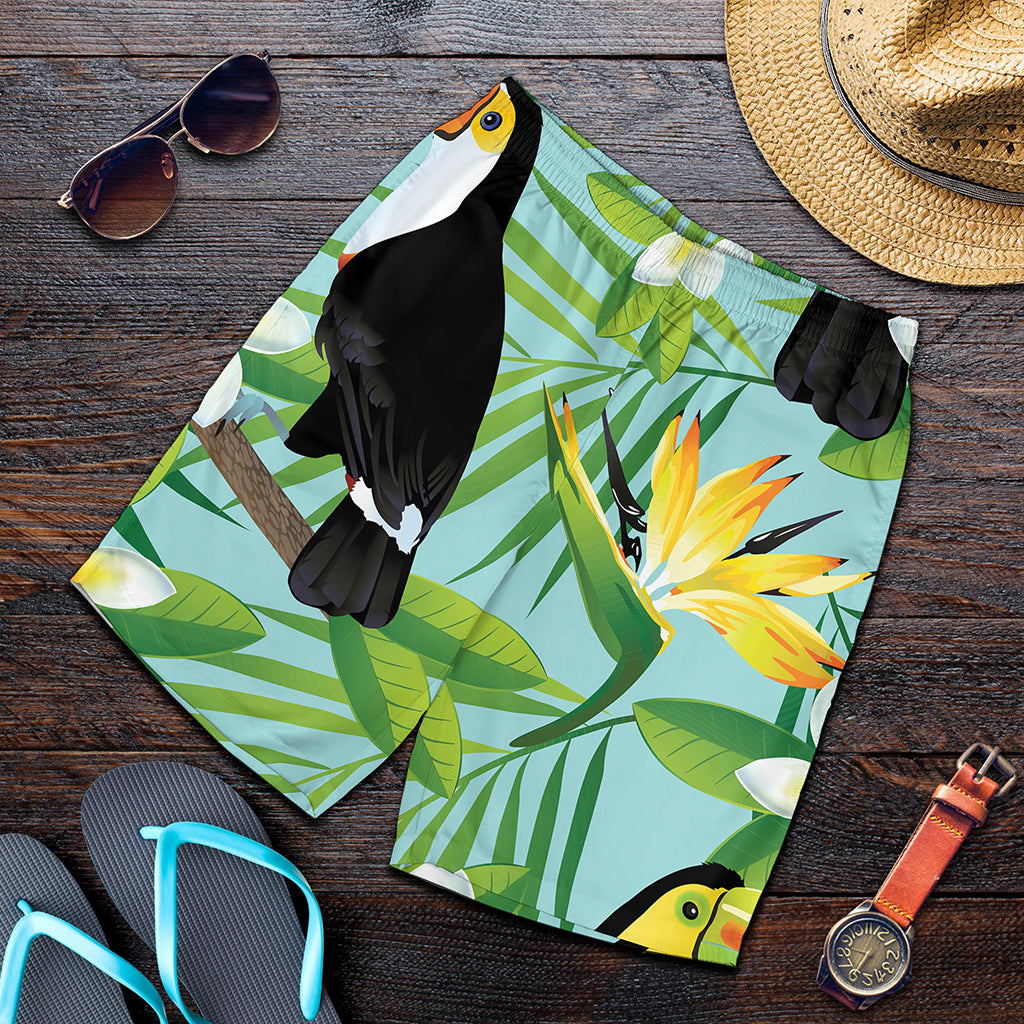 Aloha Keel-Billed Toucan Print Men's Shorts